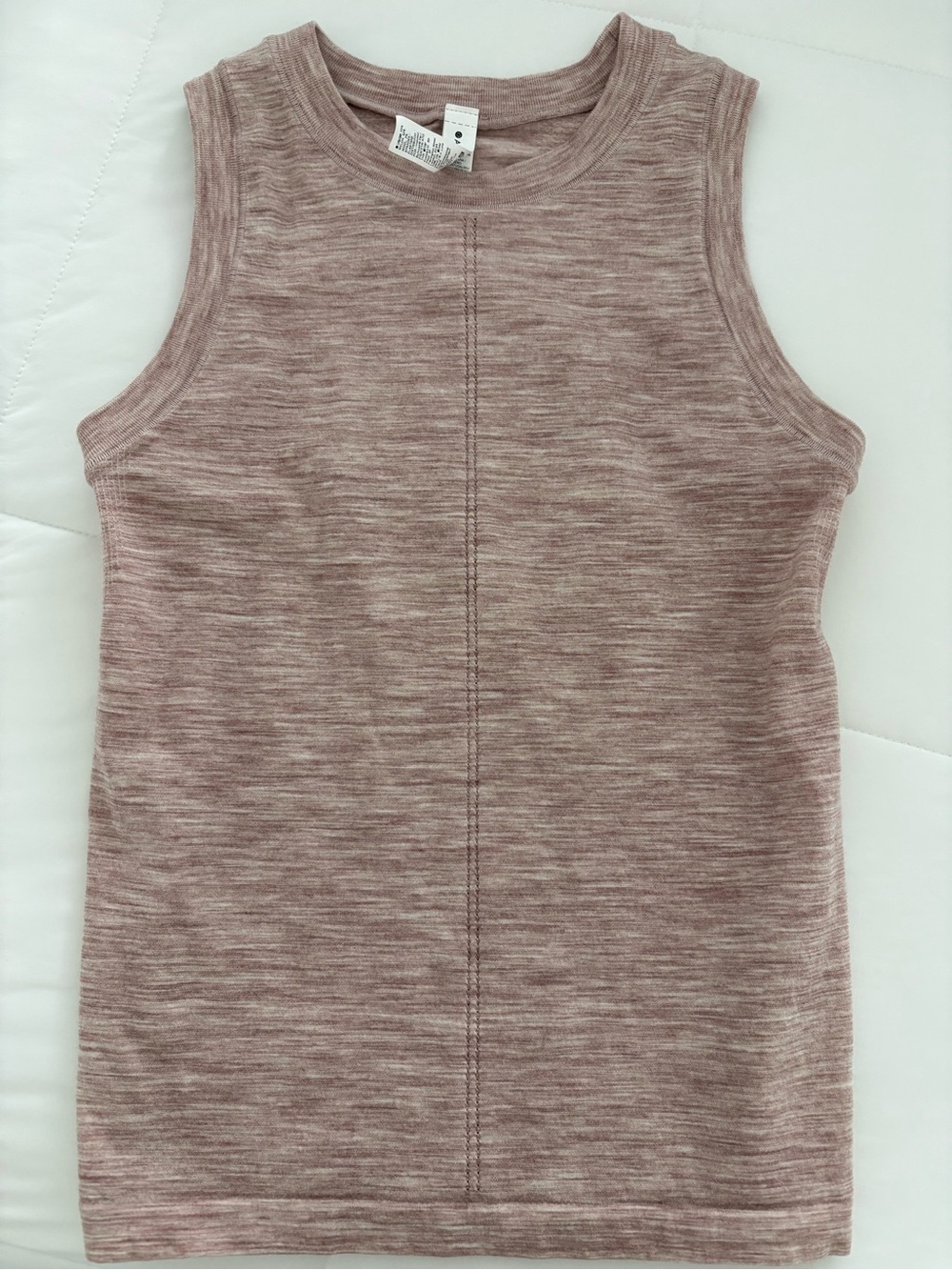 Athleta Heathered Mauve Tank Top